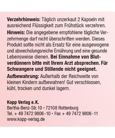 KOPP Vital Krill Oil Capsules - Omega-3 Fatty Acids | 3 x 60 Pharmacy Quality | Shop Internationally - Buy Online on GoSupps.com