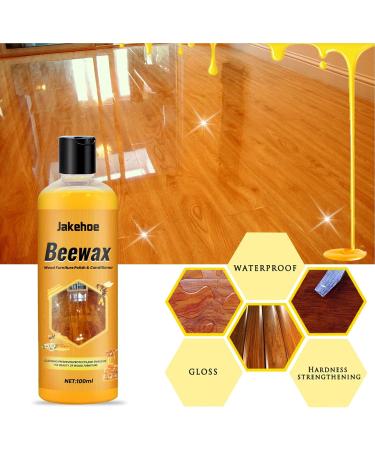 Bees Wax Furniture Polish and Cleaner Agent | 100ml Natural Bee Wax Wood Polish - Multifunctional Wood Polish Shine and Protect Wood Cleaner for Multisurface Fingerprints Tables Money money - Buy Online on GoSupps.com