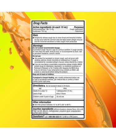 Bisolvine Children Cough Syrup with Expectorant and Cough Suppressant for Kids Strawberry Banana Flavor Effective Nasal Decongestant for Congestion Relief Common Cold Support 4 fl oz 1-Pack - Buy Online on GoSupps.com