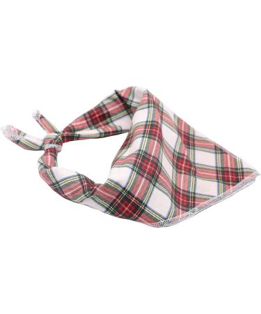 Buy Aring Pet Dog Bandana - Soft Cotton Triangular Bib-Scarf for All Dogs & Cats | Red Green Checkered Design - Buy Online on GoSupps.com