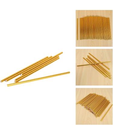 AIDIRui Gold Foil Paper Straws Biodegradable Disposable Party Drinking Straws Pack of 100 Holiday Celebrations - Buy Online on GoSupps.com