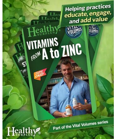Healthy Surplus Equate One Daily Women's Multivitamin/Multimineral Supplement 100 Tablets and Vital Volumes Vitams from A to Zince Tips Card Bundle - Buy Online on GoSupps.com