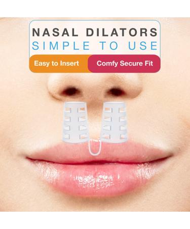 Nasal Dilators x8 Pack for Snoring Relief - Anti Snore Devices by Runesol Clear - 8 Count - Buy Online on GoSupps.com