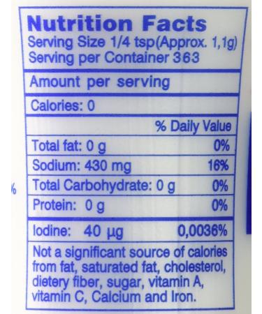Kalas Classic Greek Iodized Sea Salt - 400g (14.11oz) Pack of 1 - Buy Online on GoSupps.com