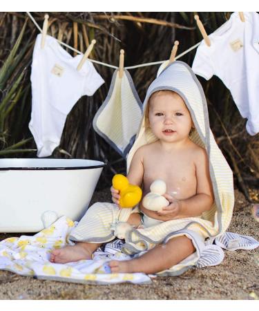 Burt's Bees Baby Washcloths 3-Pack - Absorbent Knit Terry | Super Soft 100% Organic Cotton - Little Ducks - Buy Online on GoSupps.com