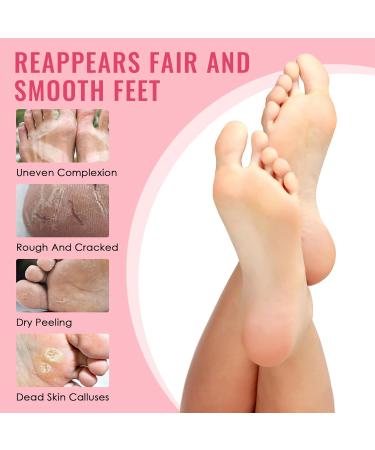 2 Paires Masque Pied Peeling Hornhaut Entfernung Fuß Peeling Maske Hydratantes Pieds Nourrissant pour les Pieds Soin R parateur pour Hommes et Femmes (strawberry + papaya) - Buy Online on GoSupps.com