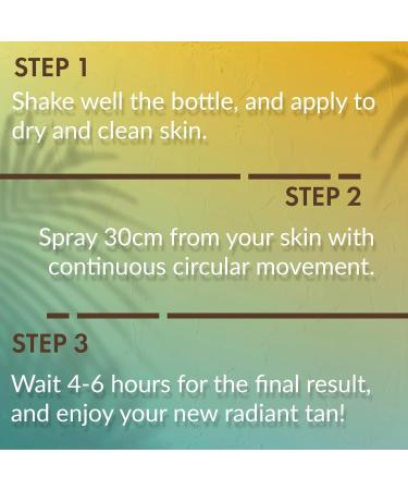 Da Dude Da Spray Tan - Self Tan Spray for a Natural Looking Fake Tan - Quick-Drying False Tan Mist - Face Tan & Body Fake Spray Tan for Beneficial Skin Care - Buy Online on GoSupps.com