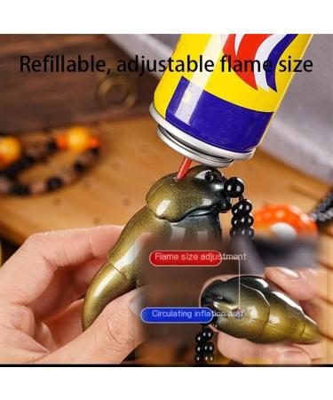Torch Lighter Jet Flame Windproof Cool Lighter Push Ignition Portable Lighter Suitable for Camping Barbecue Candle Men's Gift(A) - Buy Online on GoSupps.com