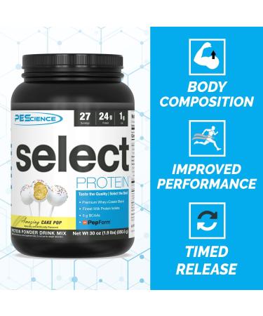 PEScience Select Protein Amazing Cake Pop 1.9 lbs - High-Quality Protein Supplement - Buy Online on GoSupps.com