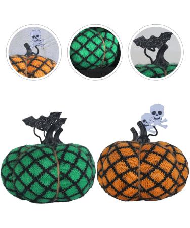 NOLITOY 2pcs Children's Halloween Pumpkin Toy Kids Toys Halloween Decor Kid Toys Home Decor Halloween Toys Couch Pillows Sofa Pumpkin Toy Simulation Stuffed Pumpkin Polyester Props Soft Assorted Color 17X17x14CM - Buy Online on GoSupps.com