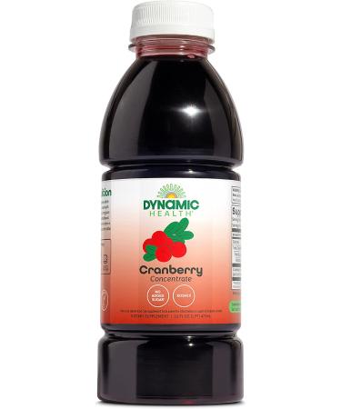 Dynamic Health  Laboratories Pure Cranberry 100% Juice Concentrate Unsweetened 16 fl oz (473 ml)