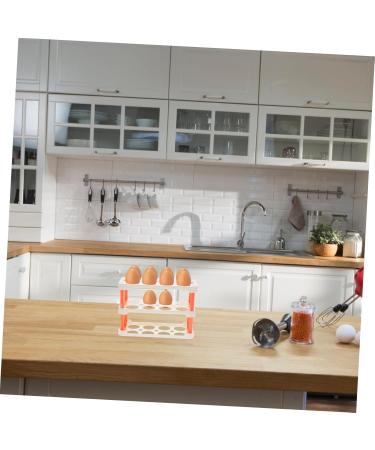 OSALADI Egg Grid Clear Plastic Tray Clear Plastic Eggs Clear Egg Container Egg Carton Side Door Memory Transparent 22.3X16.2X10.1CM - Buy Online on GoSupps.com