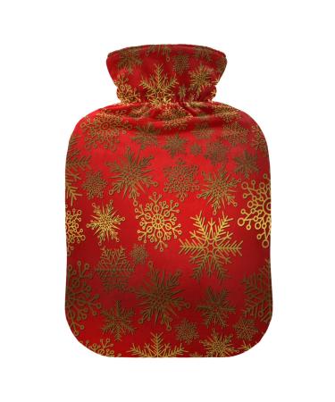 Snowflakes Christmas Heat bottle with reference heat bottles for pain relief heat bottle water bag Warming water bed Warmer for heat and cold therapy 2L