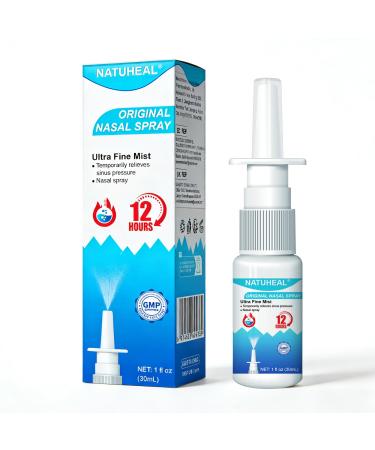 GIGAHEAL Nasal Decongestant Spray - Relieves Blocked Nose Headache & Sinus Pressure (30ml)