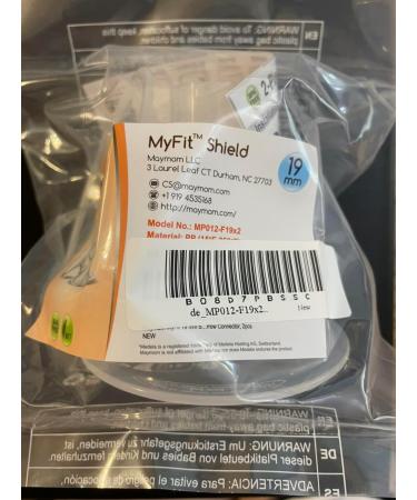 Maymom MyFit 19mm Breast Pump Shields - Compatible with Medela Personal Fit Freestyle Harmony 2 pcs - International Shipping Available - Buy Online on GoSupps.com