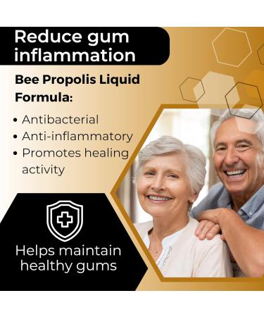 Propolis Mouth Drops: Natural Relief for Dry Mouth, Blisters, Sores, Gingivitis - Promotes Oral Health - Buy Online on GoSupps.com