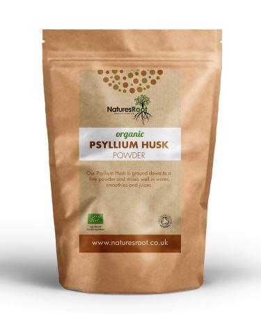 Nature s Root Organic Psyllium Husk Powder - Non-GMO | Natural Source of Soluble Fibre | Fine Milled in India | High Nutritional Value | Resealable Pouch (250g) 250 g (Pack of 1)