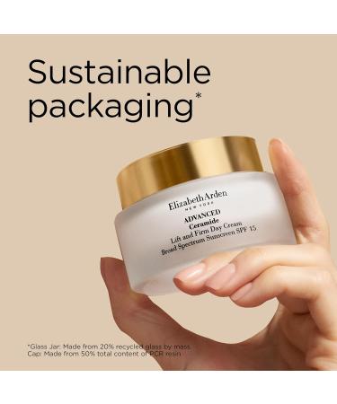 Elizabeth Arden Advanced Ceramide Lift and Firm Face Cream Hydrating Moisturizer for Day or Night Infused with Peptides 1.7 fl oz 1.7 Ounce (Pack of 1) Day Cream with SPF - Buy Online on GoSupps.com