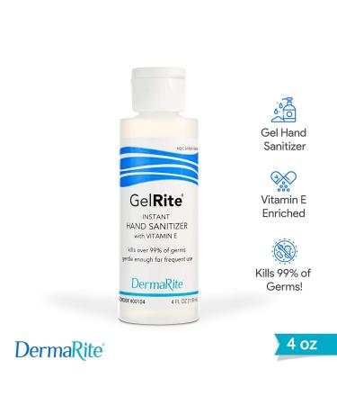 GelRite Hand Sanitizer 4 OZ - Instant Hand Sanitizer Gel for On-the-Go Protection - Buy Online on GoSupps.com