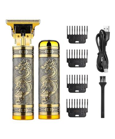 Tondeuse - Rasoir Barbe Imperm able | Rasoir Visage et Tondeuse Barbe - Pour Papa Petit Ami Coiffeur Anniversaire Vacances Maison Et Bureau Voyage Ext rieur Dragon et Ph nix