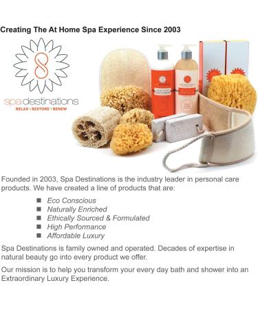 Spa Destinations Natural Sea Wool Sponge 5-6 - Buy Online on GoSupps.com