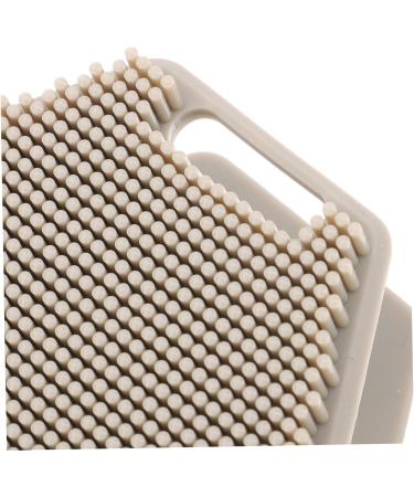 Beatifufu Face Brush Silicone Face Scrubber Face Washer Brush Facial Brush Silicone Facial Cleansing Brush Face Cleansing Brush Scrubber Cleaning Brush Face Exfoliator Silica Gel Double Head 6.50X6.50X4.00CM Grey - Buy Online on GoSupps.com