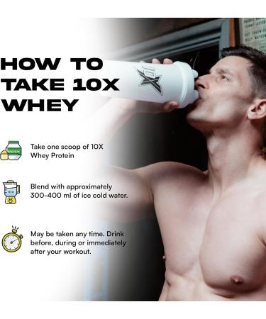  10X Athletic Whey Protein Low Calorie High Protein Vegetarian Informed Sport Different Flavors 700g-750g (Banana Split) - Buy Online on GoSupps.com