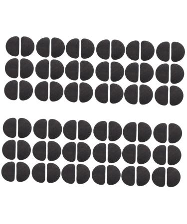NOLITOY 72 Pairs Non-Slip Stickers Sole Pads Non-Slip High Heels Pads Sneaker Accessories Sole Sticker Anti Sneaker Protector Prevention Sole Tape Non-Slip Sole Heel Pad Shoe Rubber