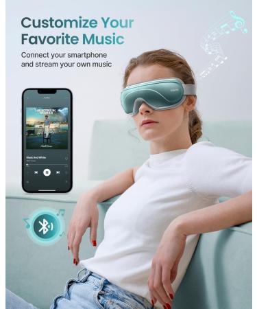 RENPHO Eyeris 2 Eye Massager with Heat - FSA/HSA Eligible for Migraines Relief Eye Strain and Dry Eyes - Perfect Gift for Men & Women - Buy Online on GoSupps.com