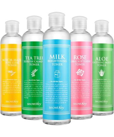 SECRET KEY Milk Brightening Toner 248ml - Skin Oil & Moisture Balance Milk Protein & Rice - Buy Online on GoSupps.com