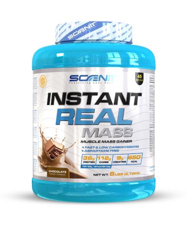 Instant Real Mass – 2.7 kg – Gainer Mass – Protein mass gainer – Mass Gainer – Weight Gainer – Protein Gainer – Gainer with Creatine (2.7 kg, Chocolate)