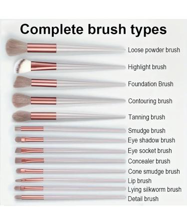 Shop SooChat 13Pcs Professional Makeup Brush Set - Foundation Eyeshadow & More | Champagne Gold | International Shipping - Buy Online on GoSupps.com