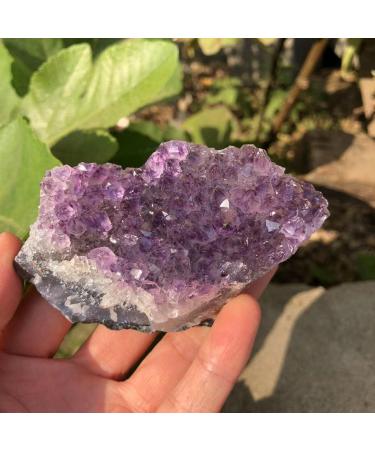 Crystal Rough Natural Crystal Rough Natural Geode Amethyst Rough Stone Crystal Cluster QuartzSpecimen Suitable for Furniture Decoration (Size : 100g) - Buy Online on GoSupps.com