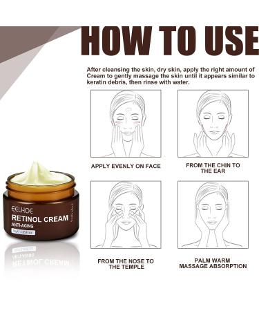 Retinol Anti-Aging Cream with Hyaluronic Acid & Vitamin C - 1.05 oz - Buy Online on GoSupps.com