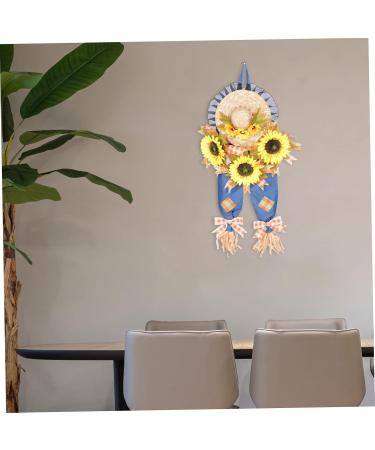 Alipis Decor Sunflower Garland Scarecrow Garden Fall Harvest Sunflower Pendants Pants Lighthouse As Shown 67x43cm - Buy Online on GoSupps.com