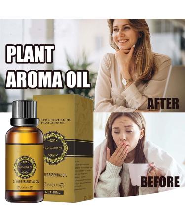 6PCS Belly Drainage Ginger Oil | Slimming Tummy & Lymphatic Drainage Massage | Organic Ginger Essential Oil for Swelling & Pain Relief - Buy Online on GoSupps.com