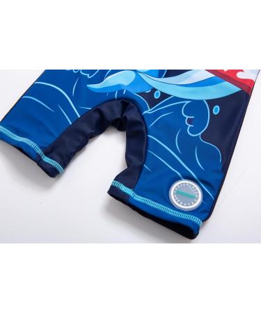 Bonverano Baby Boys Swimsuit | UPF 50+ Sun Protection | 6-9 Months | Surf Shark Design - Buy Online on GoSupps.com