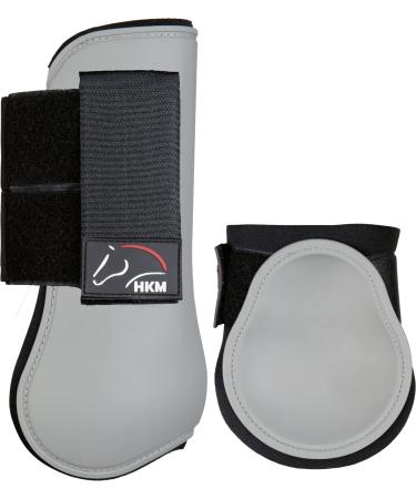 HKM gaiters and fetlock boots -Classic- set of 4 (thoroughbred grey) B9500 Grey Thoroughbred