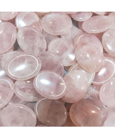 Natural Crystal Rough Natural Quartz Crystal 1pcs Natural Pink Rose Crystal Worry Stone Quartz Decompression Stones Specimen Home Decoration Natural Crystals Home Office Decor - Buy Online on GoSupps.com