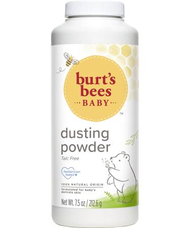 Burt's Bees Baby 100% Natural Dusting Talc-Free Baby Powder, 7.5 Oz 7.5 Ounce (Pack of 1)