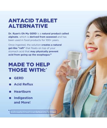 Buy Dr. Ryan's Oh My GERD - Natural Antacid & Digestive Support for Acid Reflux Heartburn Indigestion - Effective Dietary Supplement - Ship Worldwide - Buy Online on GoSupps.com