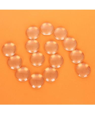 200 PCS 1 inch Transparent Glass Dome Cabochons - Crystal Clear Round Cabochons for Jewelry Making - Buy Online on GoSupps.com