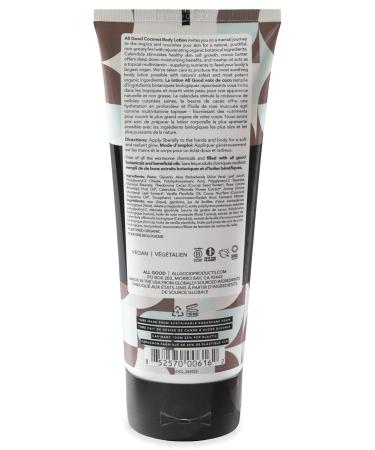 Organic Coconut Body & Hand Cream for Women & Men - Daily Moisturizer for Dry Skin - With Cocoa Butter, Rosehip Oil, Arnica & Vitamin E - Non-greasy Vegan Formula - 2-Pack, 6 Fl Oz each - Buy Online on GoSupps.com