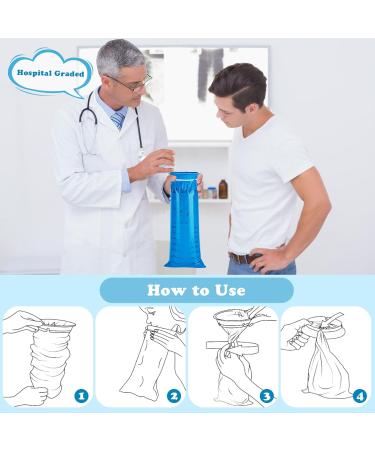 Valchoose 12 Pack Kids Vomit Bags - Disposable 800ml Motion Sickness Bags for Car & Travel | No Spill Barf Bags for Kids Chemo & Road Trips (Blue - Buy Online on GoSupps.com