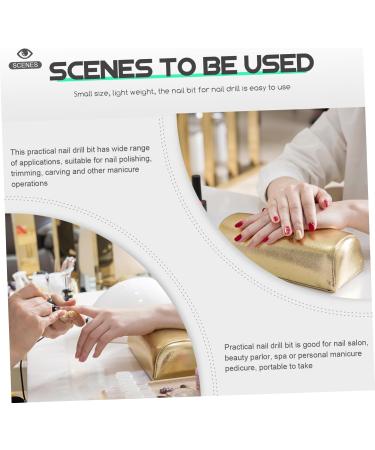 FRCOLOR Nail Drill Set Nail Drill Bit Metal Nail Bits for Nail Drill Bits for Nails Manicure Nail Pieces Manicure Accessories Broca 5 and 1 Drill Nails Acrylic Tungsten Steel Adjustment - Buy Online on GoSupps.com