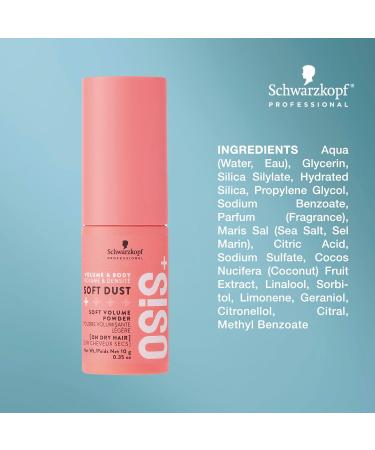Schwarzkopf OSiS+ Long Text Soft Dust Volumizing Powder 10g - Boost Volume & Texture | International Shipping Available - Buy Online on GoSupps.com