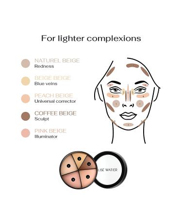 LISE WATIER Portfolio Professional Correctors 4-in-1-Beiges 0.71 oz | Concealer Palette - Buy Online on GoSupps.com