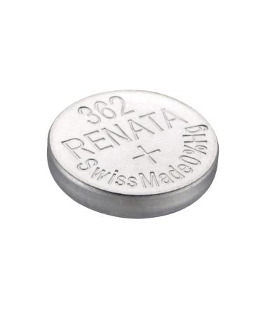 4 Renata 362 Button Cell Watch 0% Hg Mercury Free Batteries