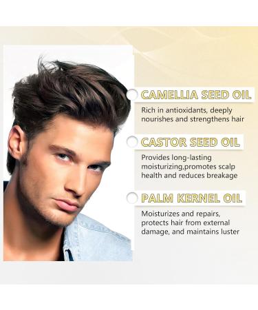 Lot de 2 correcteurs capillaires pour homme 50 g cr me pour cheveux clairsem s et fins - Buy Online on GoSupps.com