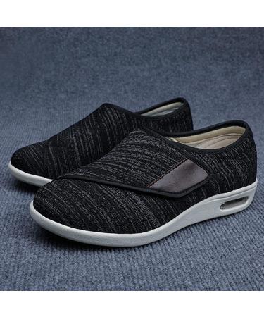 SDEQA Adjustable Diabetic Walking Shoes Memory Foam Extra Wide Swollen Sneakers for Elderly - Size 10F - Buy Online on GoSupps.com